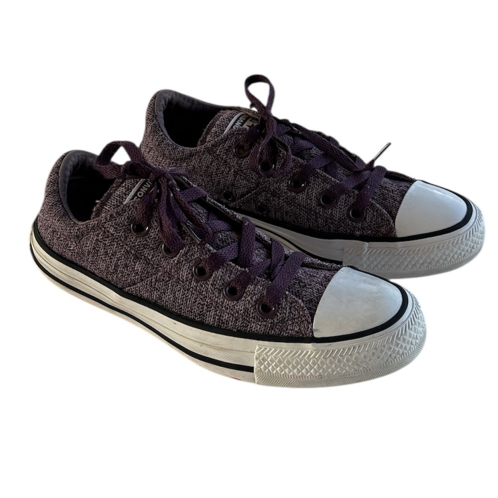 Converse Chuck Taylor All Star Low Top Tweed Cloth Purple Madison Sneakers